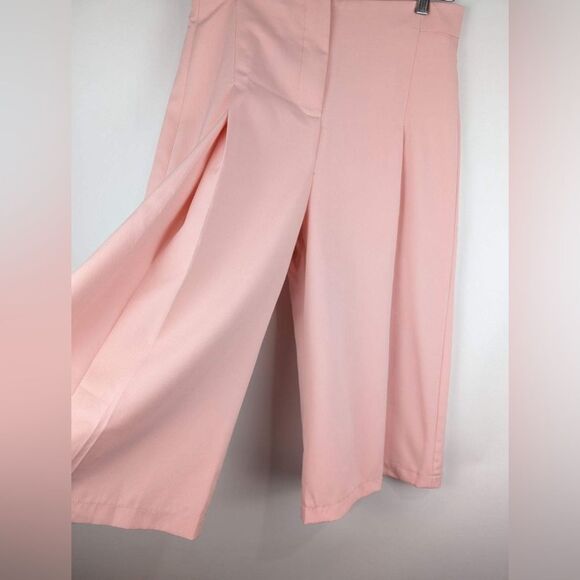 Christy & Co pink pleated pants - size medium NEW - Picture 2 of 8